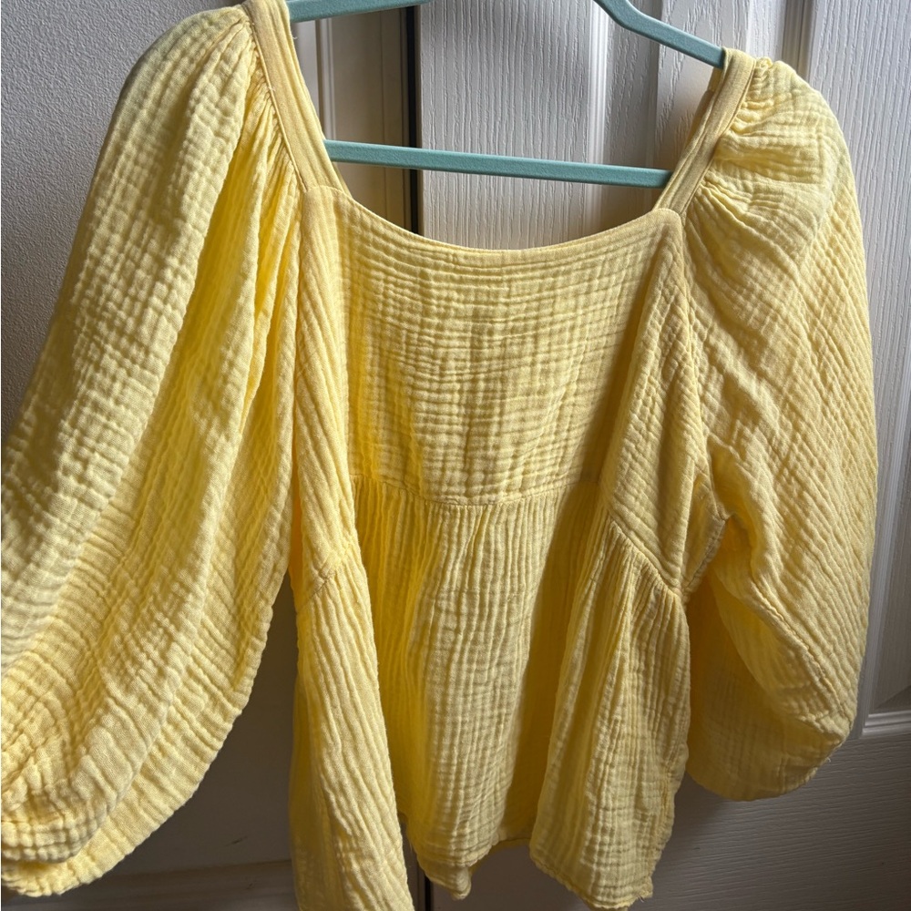 Michael stars yellow top xs